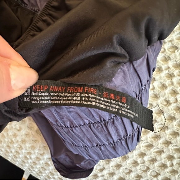 Free People FP Movement The Way Home Shorts High Waist Purple Deep Sea Stretch L - Picture 7 of 9